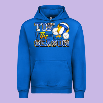 Tis' The Season Volleyball Urban Hoodie Designed By Zillion Design Studio