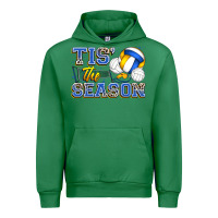 Emerald tis' the season volleyball Urban Hoodie - Zillion Design Studio
