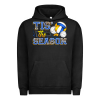 Pigment Black tis' the season volleyball Urban Hoodie - Zillion Design Studio