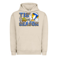 Pigment French Oak tis' the season volleyball Urban Hoodie - Zillion Design Studio