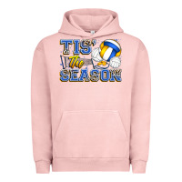 Pigment Salmon tis' the season volleyball Urban Hoodie - Zillion Design Studio