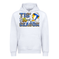 White tis' the season volleyball Urban Hoodie - Zillion Design Studio