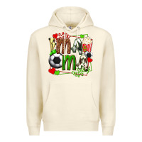 Sandshell mama soccer with popcorn Premium Hoodie - texasbilliewilder