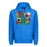 True Royal mama soccer with popcorn Premium Hoodie - texasbilliewilder