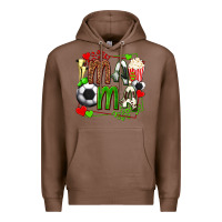 Chestnut mama soccer with popcorn Premium Hoodie - texasbilliewilder
