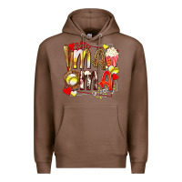 Chestnut mama softball baseball with popcorn Premium Hoodie - texasbilliewilder