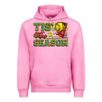Fuchsia Pink tis' the season softball Urban Hoodie - Zillion Design Studio