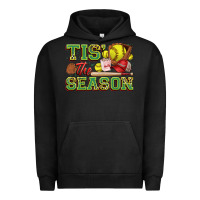 Pigment Black tis' the season softball Urban Hoodie - Zillion Design Studio
