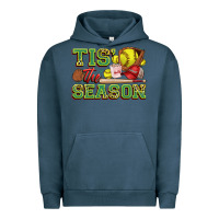 Pigment Midnight Navy tis' the season softball Urban Hoodie - Zillion Design Studio