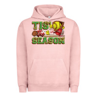 Pigment Salmon tis' the season softball Urban Hoodie - Zillion Design Studio