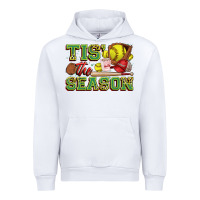White tis' the season softball Urban Hoodie - Zillion Design Studio