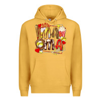 Mustard mama softball baseball with popcorn Premium Hoodie - texasbilliewilder