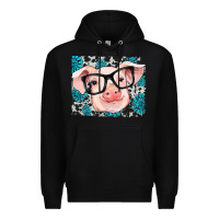 Black gemstone and cowhide pig Premium Hoodie - RanaPortraitStore