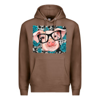 Chestnut gemstone and cowhide pig Premium Hoodie - RanaPortraitStore