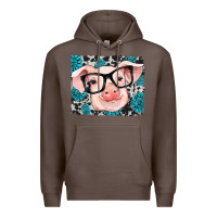 Coffee gemstone and cowhide pig Premium Hoodie - RanaPortraitStore