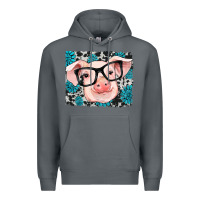 Rock gemstone and cowhide pig Premium Hoodie - RanaPortraitStore