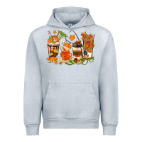 Heather Grey fall nurse coffee cups Urban Hoodie - texasbilliewilder