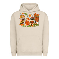 Pigment French Oak fall nurse coffee cups Urban Hoodie - texasbilliewilder