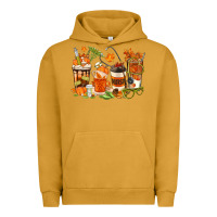 Pigment Peanut Butter fall nurse coffee cups Urban Hoodie - texasbilliewilder
