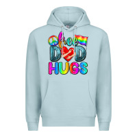 Blue Mist free dad hugs Premium Hoodie - Zillion Design Studio