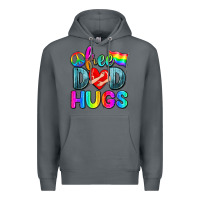 Rock free dad hugs Premium Hoodie - Zillion Design Studio