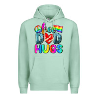 Seafoam free dad hugs Premium Hoodie - Zillion Design Studio
