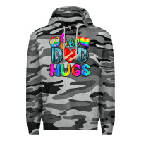 Slate Camo free dad hugs Premium Hoodie - Zillion Design Studio