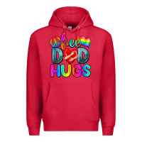 Cardinal free dad hugs Premium Hoodie - Zillion Design Studio