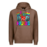 Chestnut free dad hugs Premium Hoodie - Zillion Design Studio