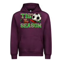 Mauve Wine tis' the season soccer Urban Hoodie - Zillion Design Studio