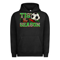 Pigment Black tis' the season soccer Urban Hoodie - Zillion Design Studio