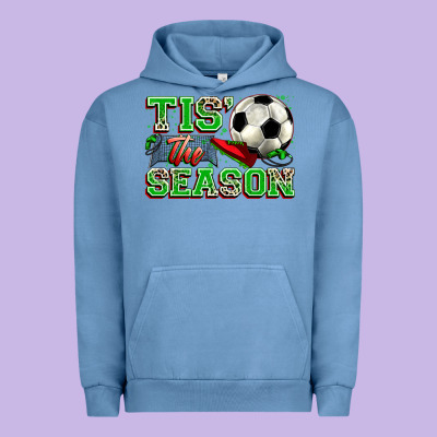 Tis' The Season Soccer Urban Hoodie Designed By Zillion Design Studio