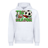 White tis' the season soccer Urban Hoodie - Zillion Design Studio