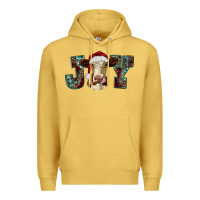 Antique Gold christmas joy with heifer cow Premium Hoodie - RanaPortraitStore
