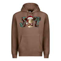 Chestnut christmas joy with heifer cow Premium Hoodie - RanaPortraitStore