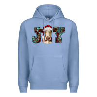 Colony Blue christmas joy with heifer cow Premium Hoodie - RanaPortraitStore