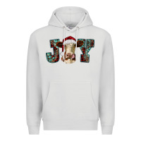 Dove Grey christmas joy with heifer cow Premium Hoodie - RanaPortraitStore