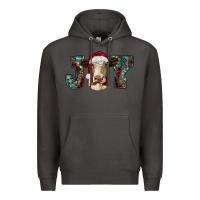 Smoke christmas joy with heifer cow Premium Hoodie - RanaPortraitStore