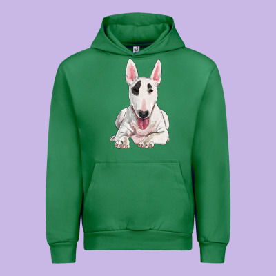 Bull Terrier Urban Hoodie Designed By Ranaportraitstore