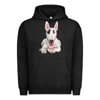 Pigment Black bull terrier Urban Hoodie - RanaPortraitStore