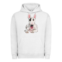 Pigment Lunar Rock bull terrier Urban Hoodie - RanaPortraitStore