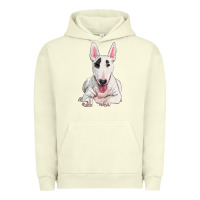 Pigment Pistachio bull terrier Urban Hoodie - RanaPortraitStore