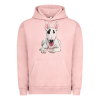Pigment Salmon bull terrier Urban Hoodie - RanaPortraitStore