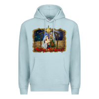 Blue Mist merry christmas holy family Premium Hoodie - RanaPortraitStore