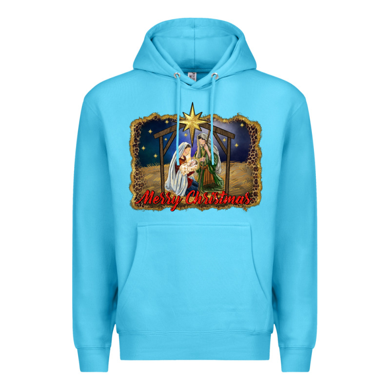 Merry Christmas Holy Family Premium Hoodie by RanaPortraitStore | Teevron