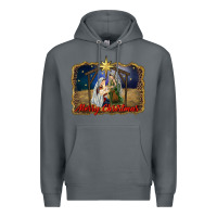 Rock merry christmas holy family Premium Hoodie - RanaPortraitStore