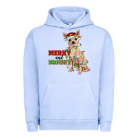 Pigment Grape Ice merry and bright chihuahua Urban Hoodie - RanaPortraitStore