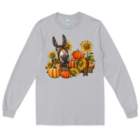 Moon Dust donkey sunflower and pumpkin farm Long Sleeve Tee - BarkalooDesign