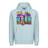Blue Mist always bee kind Premium Hoodie - Zillion Design Studio