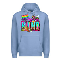 Colony Blue always bee kind Premium Hoodie - Zillion Design Studio